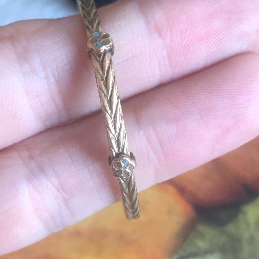 Adorable vintage 12kt gold adjustable bracelet